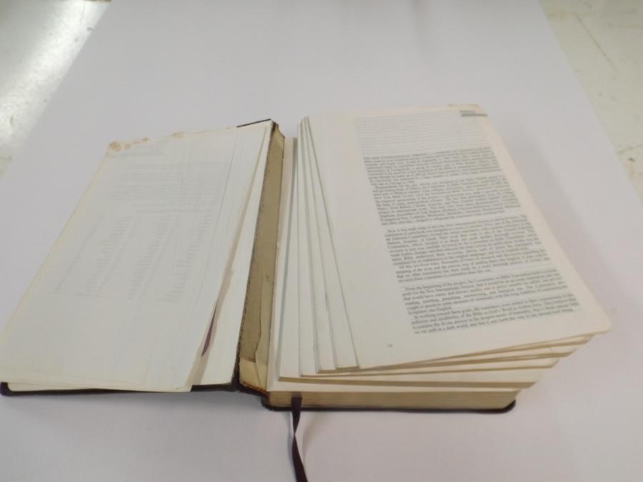 Hand Bible Before 3 Norris Bookbinding Co.